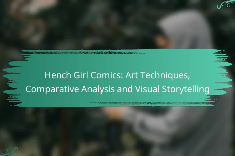 Hench Girl Comics: Art Techniques, Comparative Analysis and Visual Storytelling