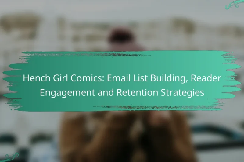 Hench Girl Comics: Email List Building, Reader Engagement and Retention Strategies
