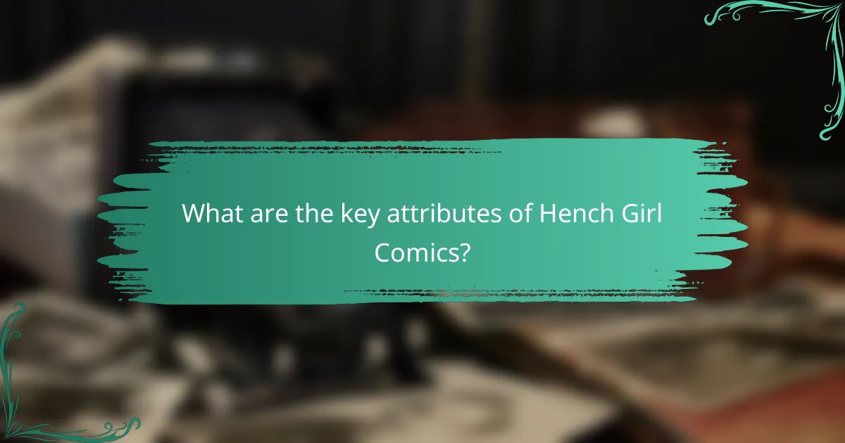What are the key attributes of Hench Girl Comics?